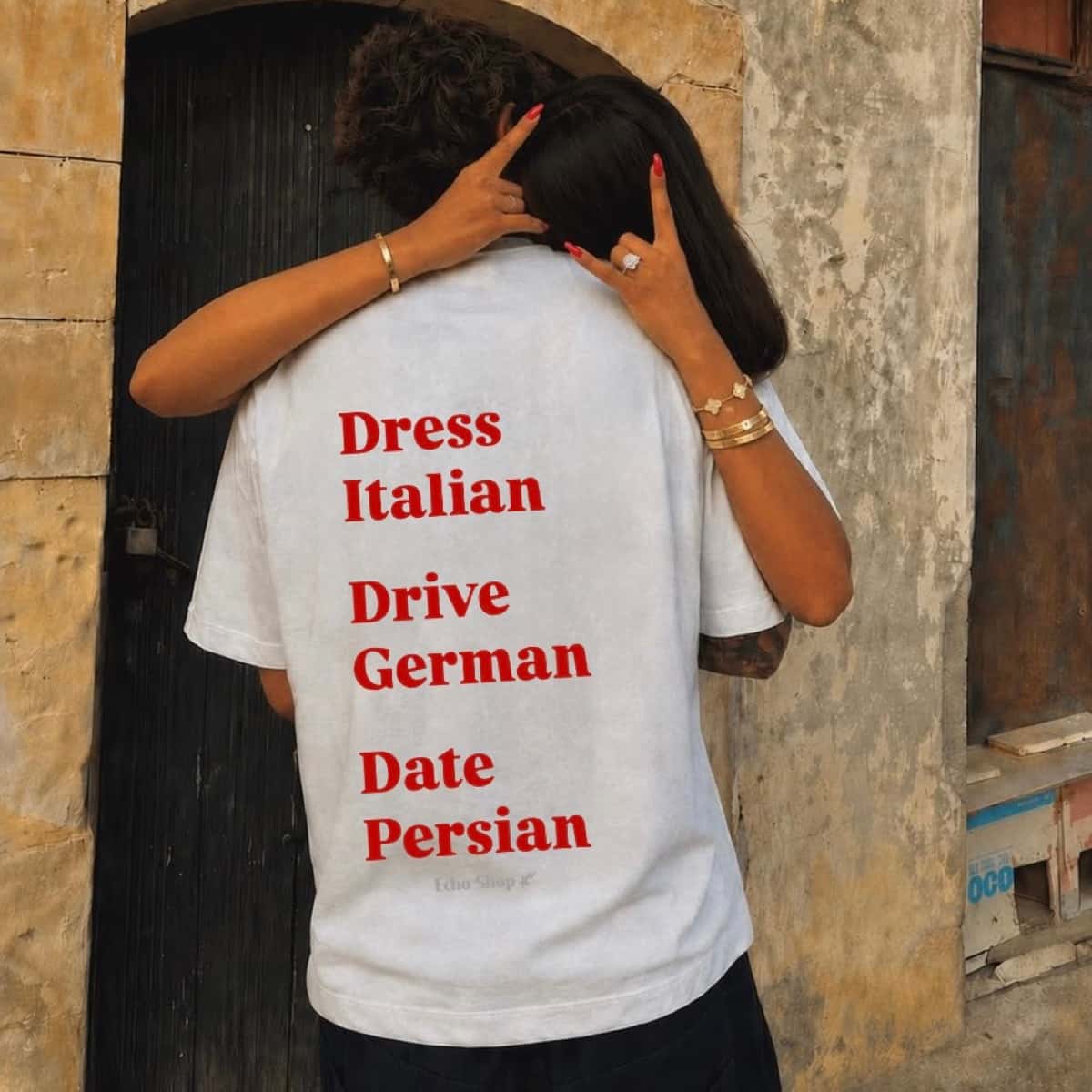 تیشرت Date Persian — تیشرت اختصاصی اکو شاپ